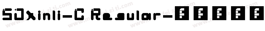 SJxinli-C Regular字体转换